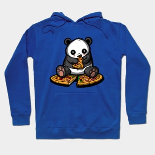 Panda Bear Eating Pizza Hoodie